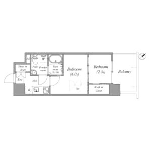 SERENiTE福島sceltoの間取り図