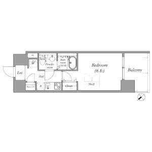 SERENiTE福島sceltoの間取り図