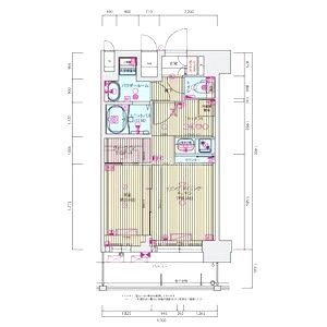 プレサンス九条グランデリーヴの間取り図