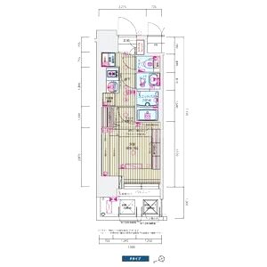 プレサンス九条グランデリーヴの間取り図