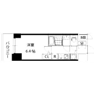 S-RESIDENCE江坂の間取り図