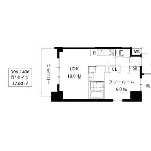 S-RESIDENCE江坂の間取り図