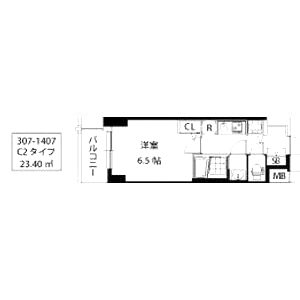 S-RESIDENCE江坂の間取り図
