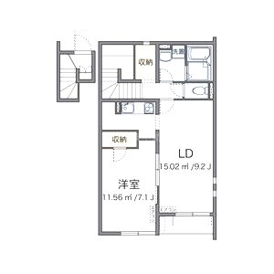 クレイノArinoIIの間取り図