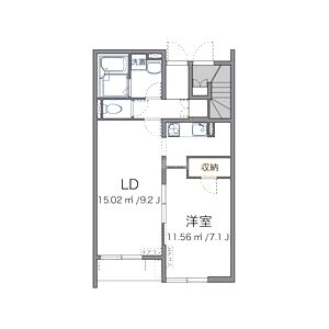 クレイノArinoIIの間取り図
