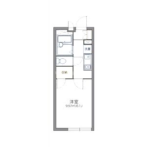 レオパレスJN Bの間取り図