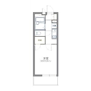 レオパレスJN Bの間取り図