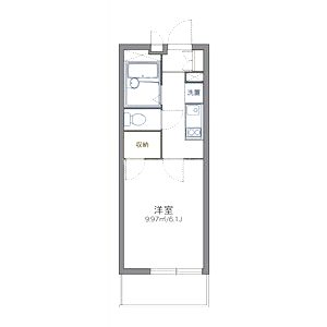 レオパレスJN Bの間取り図