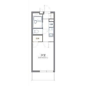 レオパレスJN Bの間取り図