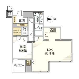 シティタワー西梅田の間取り図