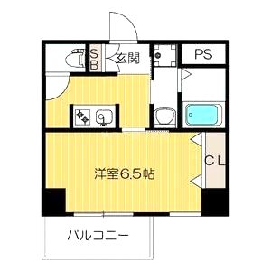 サンシルク阿倍野の間取り図