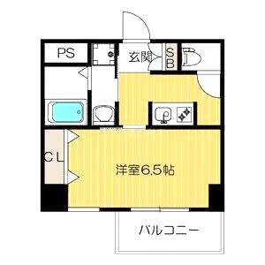 サンシルク阿倍野の間取り図