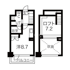 エスリード大阪シティーウエストの間取り図