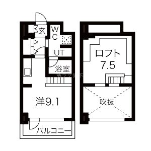 エスリード大阪シティーウエストの間取り図