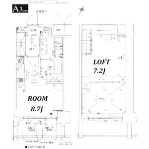 エスリード大阪シティーウエストの間取り図
