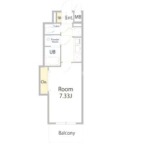 Luxe新大阪SOUTHの間取り図
