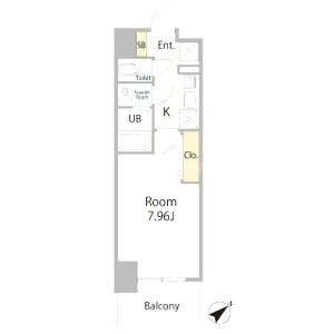 Luxe新大阪SOUTHの間取り図