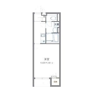 クレイノ上野西暁美の間取り図