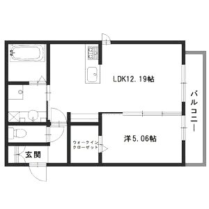 さくら東姫路の間取り図
