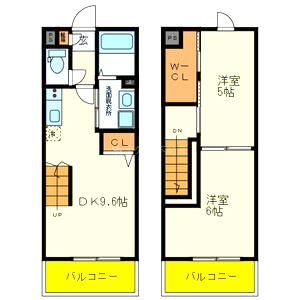 リーガランド南塚口の間取り図