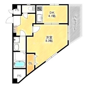 KAMITANI III BLDの間取り図