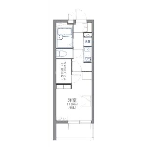 レオパレス青嶺の間取り図