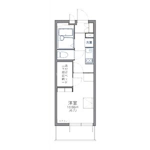 レオパレス青嶺の間取り図