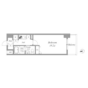 ルクレ京橋の間取り図
