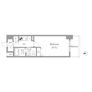 ルクレ京橋の間取り図