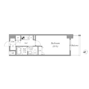 ルクレ京橋の間取り図