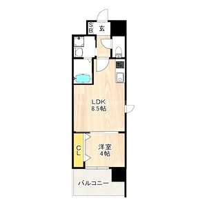 レクシア堺東の間取り図