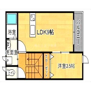 コーポラス若草EASTの間取り図