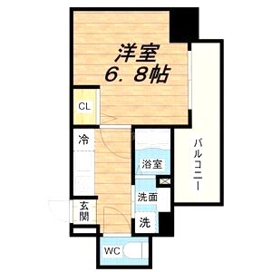 アプリーレ西本町の間取り図