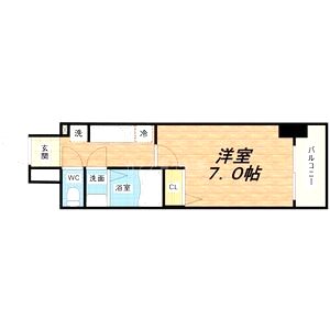 アプリーレ西本町の間取り図