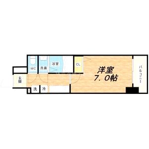 アプリーレ西本町の間取り図