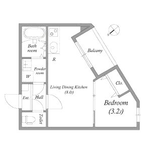 MOVE TSUKAMOTOの間取り図