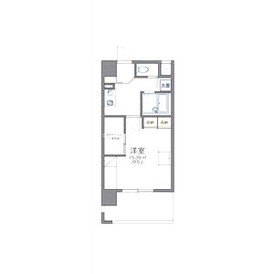 レオパレスREZON中百舌鳥の間取り図