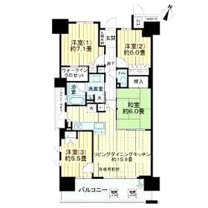 ミリカ・ヒルズ 1街区の間取り図