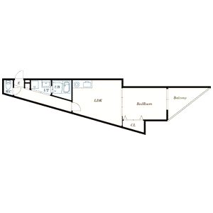 Mirei 太秦天神川の間取り図