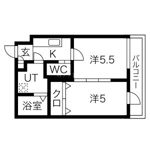 ベレーザ西陣Iの間取り図