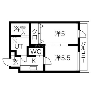 ベレーザ西陣Iの間取り図