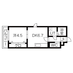 ベレーザ西陣Iの間取り図