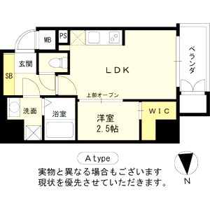 Krystal Fimeth 2番館の間取り図