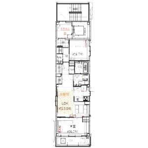 NISHINOMIYA・FRONTの間取り図