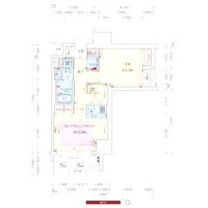 プレサンス三宮フラワーロードの間取り図