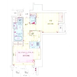 プレサンス三宮フラワーロードの間取り図