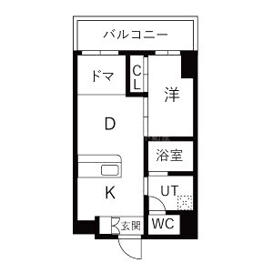 サザンクレスト七道シエルの間取り図