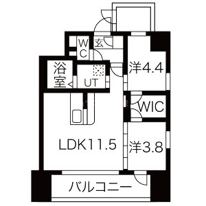 Gioia Altiri(ジョイアアルティーリ)の間取り図