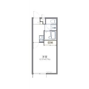 レオパレス北三国丘の間取り図