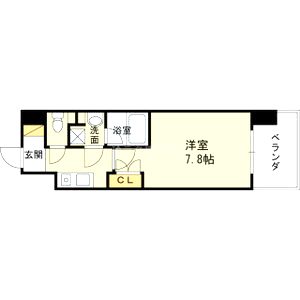 プール・トゥジュール梅田ウエストの間取り図